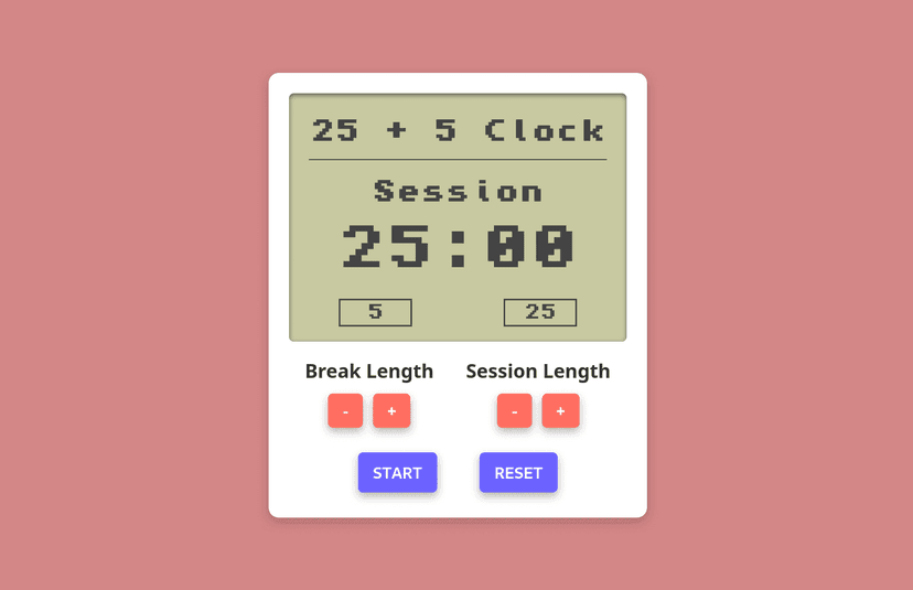 25 + 5 Clock
